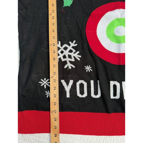 Tipsy Elves Sweater Womens 4XL Black Drinking Game Bullseye Ugly Christmas Party - Picture 11 of 12